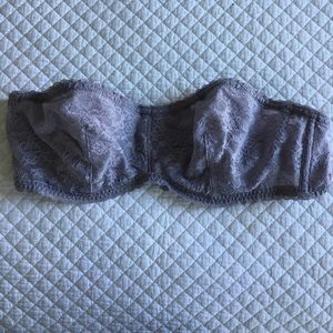 Victoria's Secret strapless lace bra