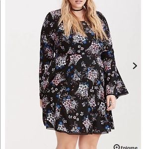 Torrid bell sleeve dress