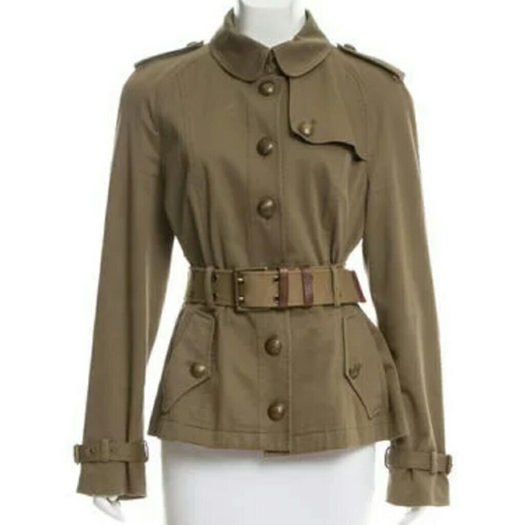 Burberry Jackets & Blazers - Burberry Brit Olive Brown Cargo Jacket