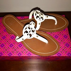 ❗️Tory Burch ❗️Mini Miller Sandal(Authentic) White