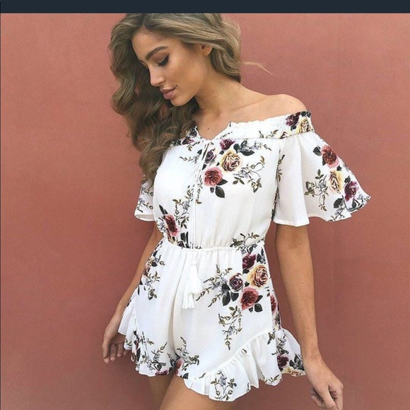 Coming uP Roses Romper - Picture 1 of 3