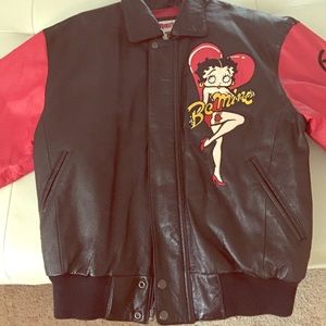 Leather Betty Boop Jacket