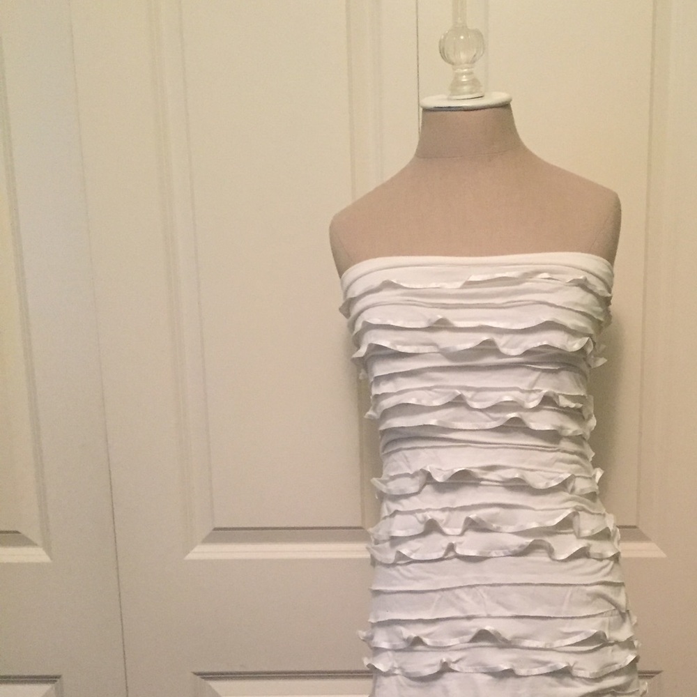 Express White Party Dress