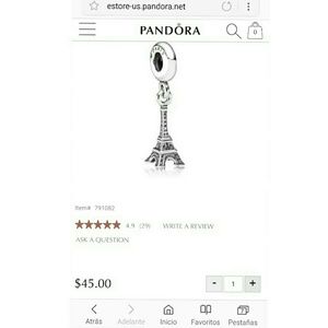 Pandora Charm