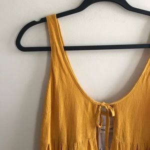 LOWER PRICE! Mara Hoffman Golden Yellow Mini Dress