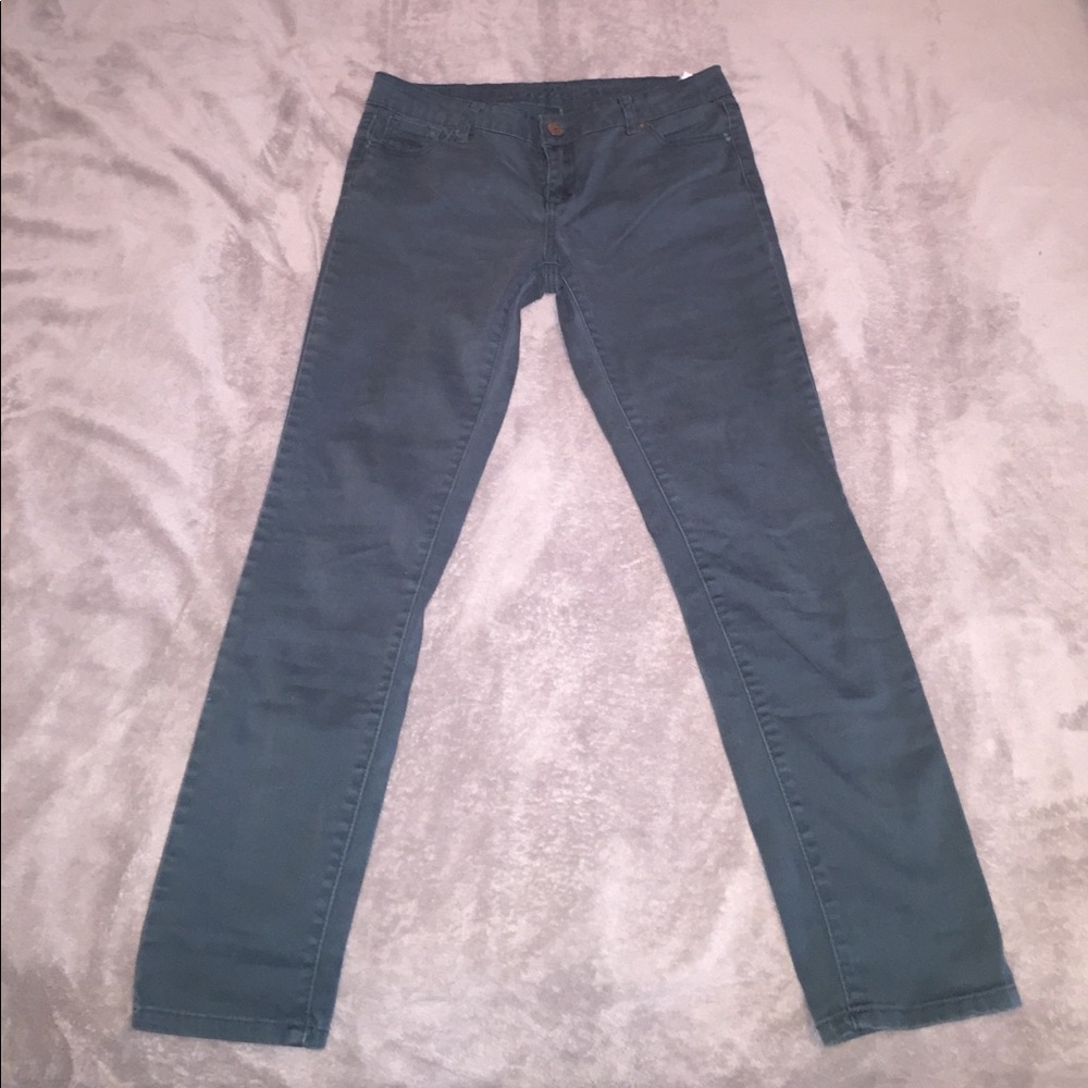 Forest green Buffalo skinny jeans, size 30