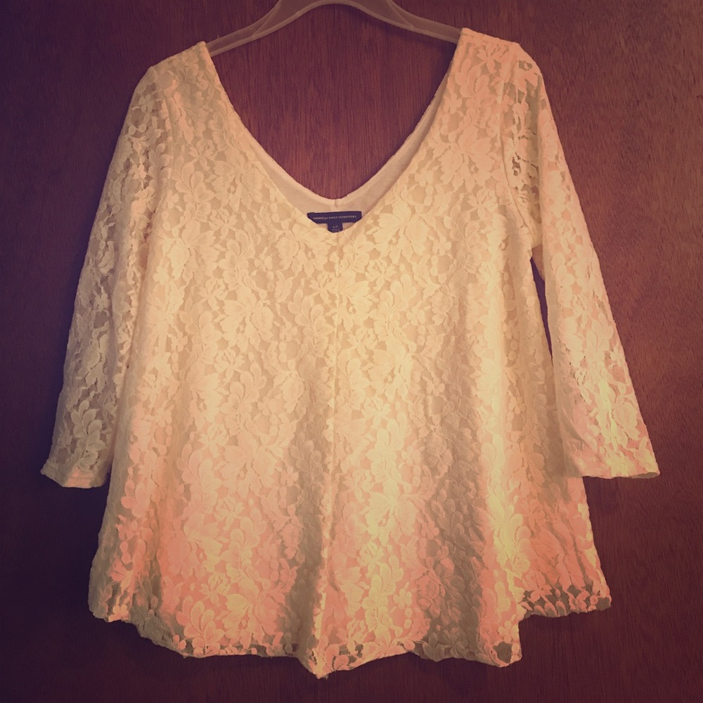 Women's American Eagle lace top