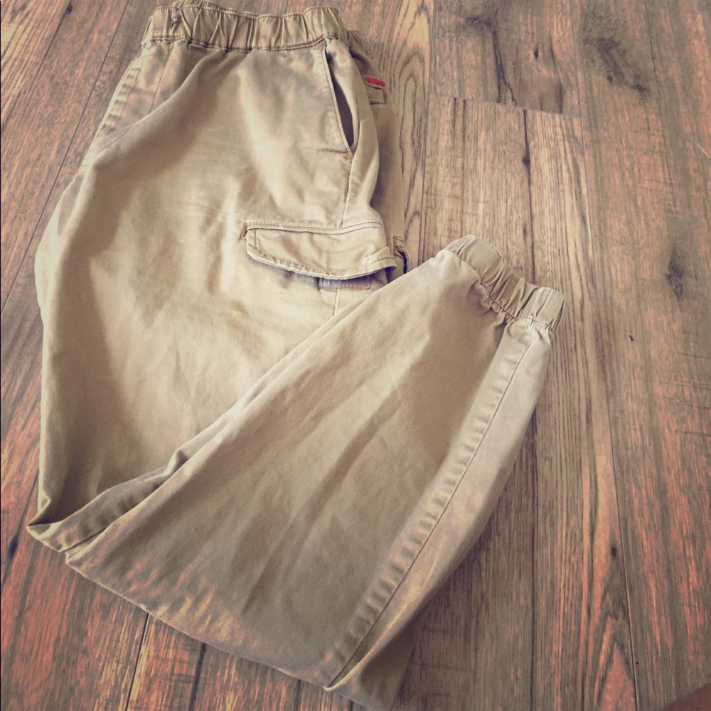 Khaki joggers