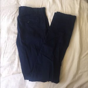 JCrew 484 Navy Chinos