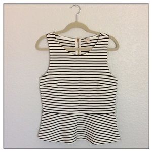 J Crew factory size M Striped Sleeveless Top