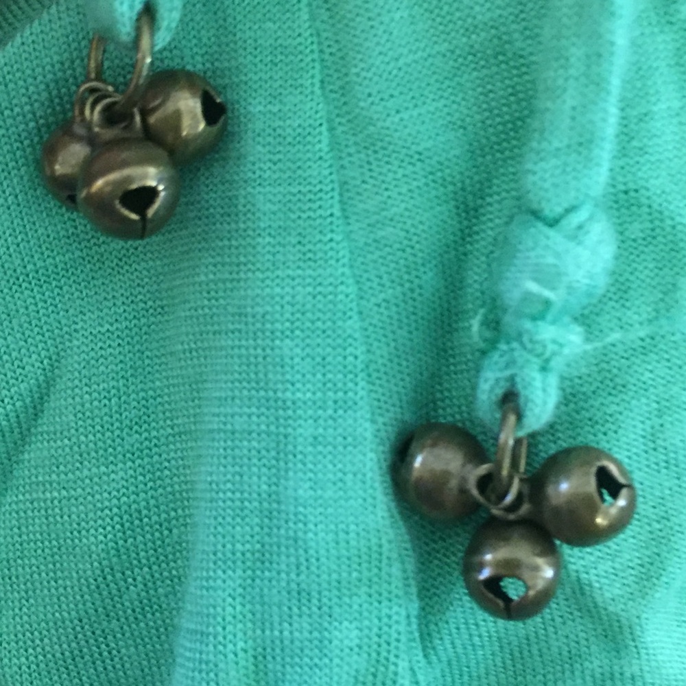 Anthropologie Vanessa Virginia Green Bell Top 💚 - Picture 4 of 4