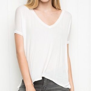 Brandy Melville White Sheron Top