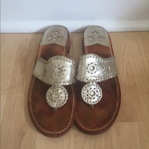 Jack Rodgers Whipstitch Thong Sandal