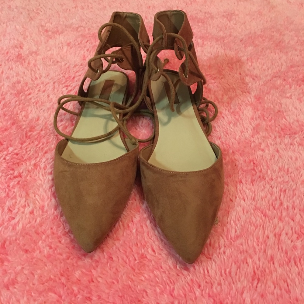 Lace Up Flats