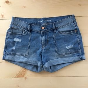 Old Navy Cuffed Boyfriend Shorts