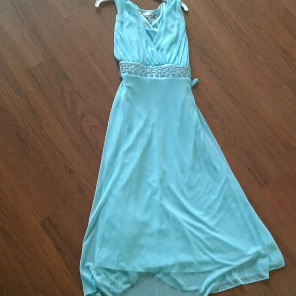 Blue dress