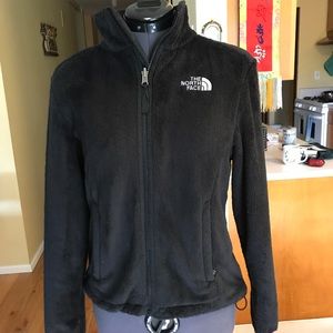North face fleece jacket black