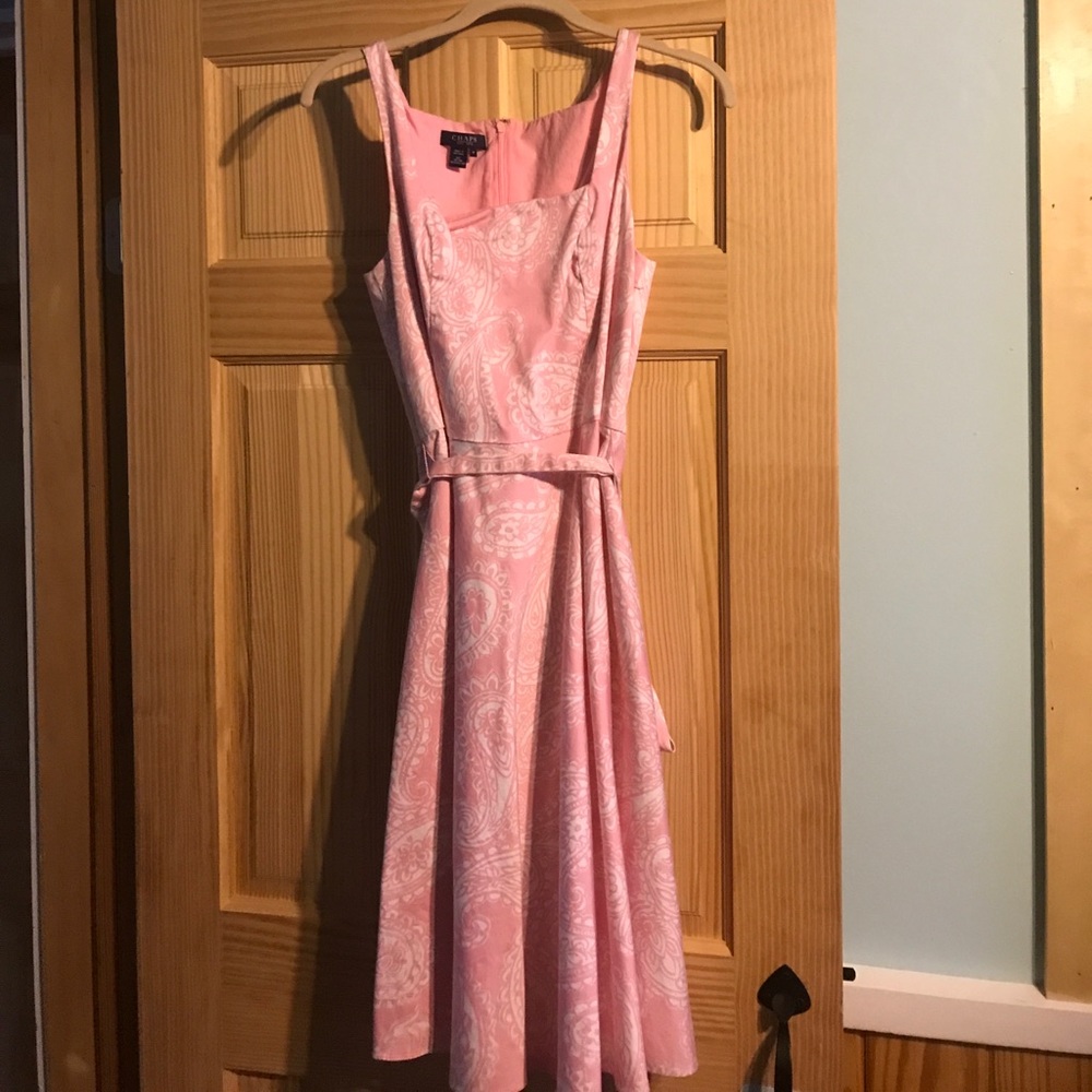 Pink and White dress