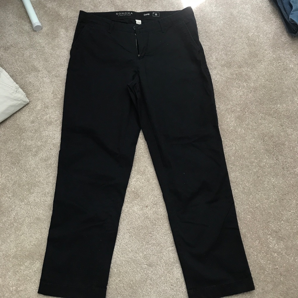 Black Capris size 12.