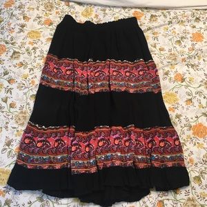 Vintage bohoemian Coachella skirt