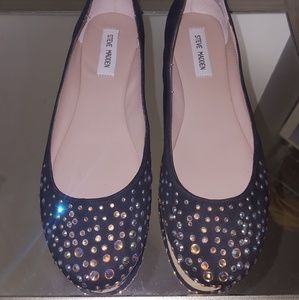 New Steve Madden rhinestone ballet flats