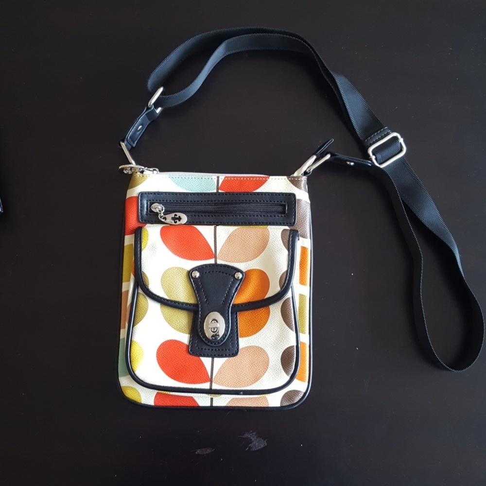 Multi-Colored Cross Body Purse