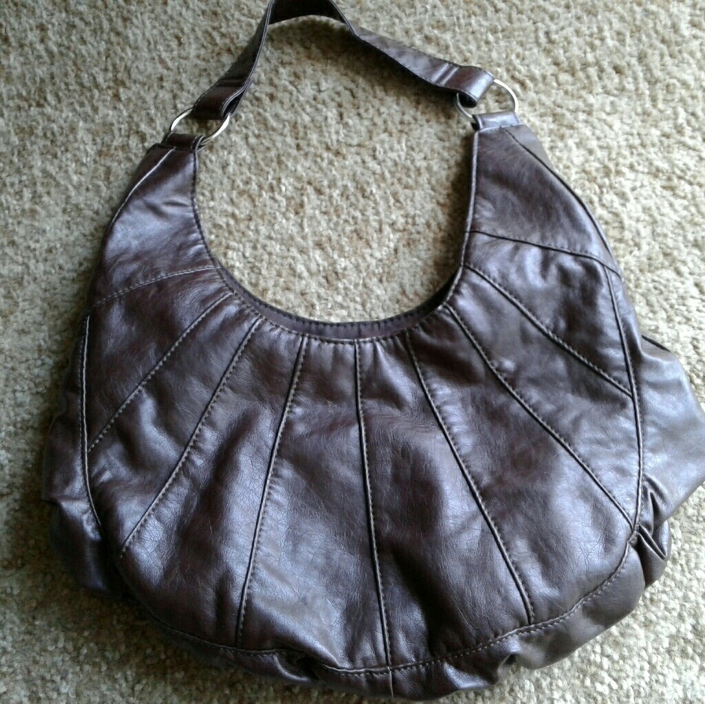 Brown hobo purse