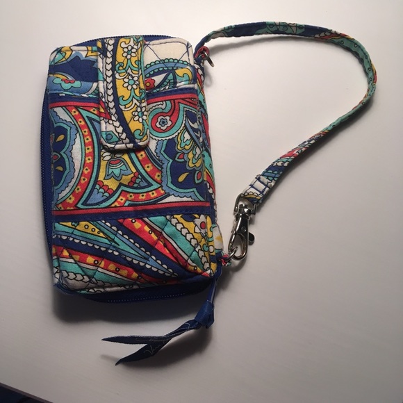 Vera Bradley printed paisley wristlet - Picture 3 of 4
