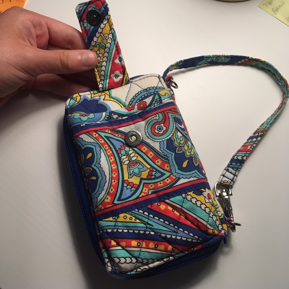 Vera Bradley printed paisley wristlet - Picture 4 of 4