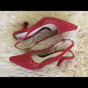 Calvin Klein Suede Kitten Heel