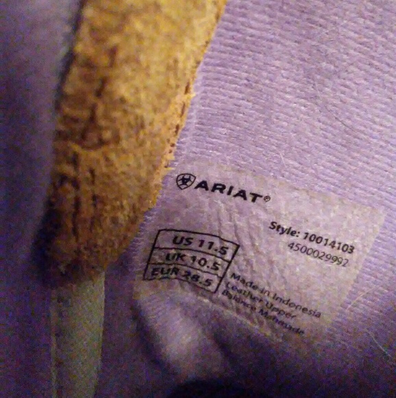 *SOLD 8/2/17* Girl's Ariat Tombstone Boots 11.5! - Picture 3 of 6