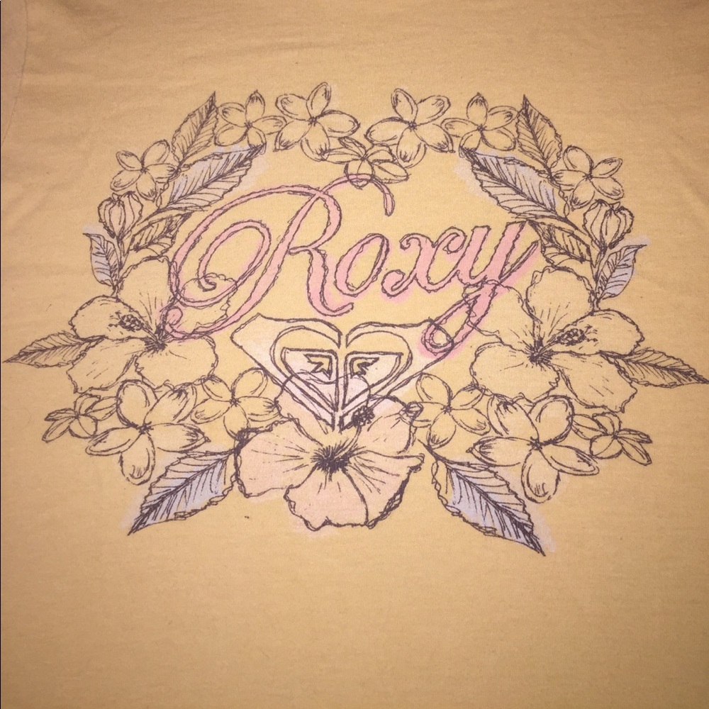 Yellow Roxy T-shirt - Picture 2 of 5