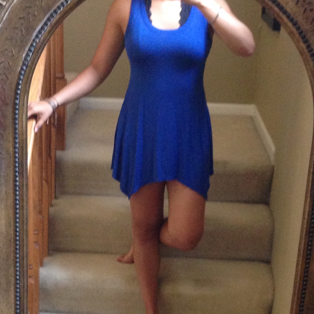 Blue tank top dress/shirt