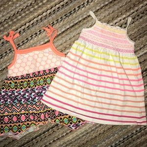 18/24mo colorful tanks♦️