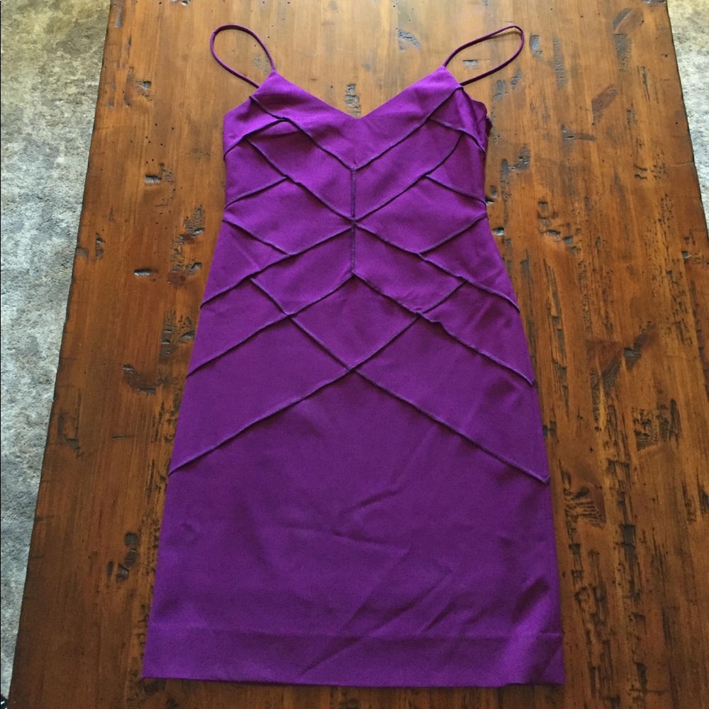 Nicole Miller purple slip dress!