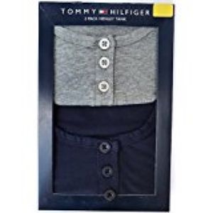Tommy Hilfiger 2 pack Henley tank, size small