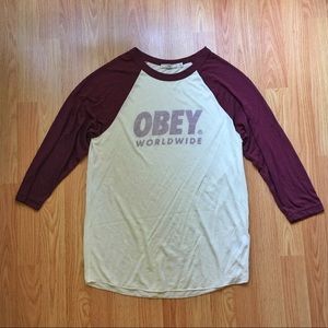 Obey Baseball Tee