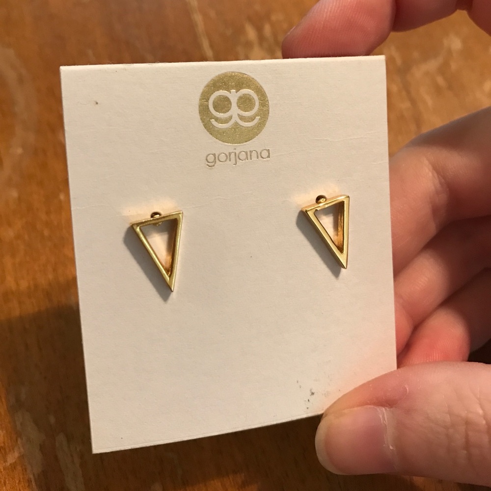 Triangle Gold Studs