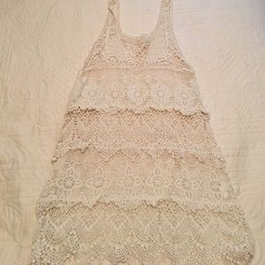 Crochet bathing suit cover up