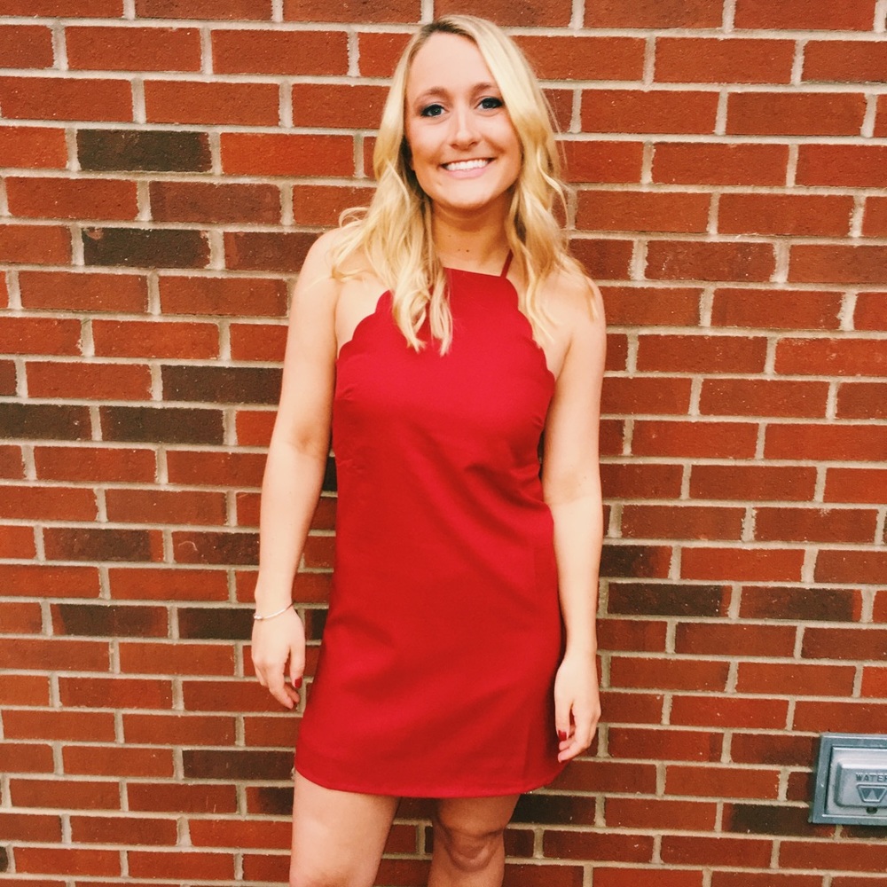 Red dress
