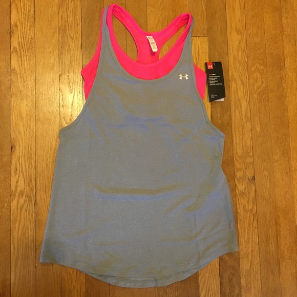 Under Armour Tops - Under Armour work out bra and tank set