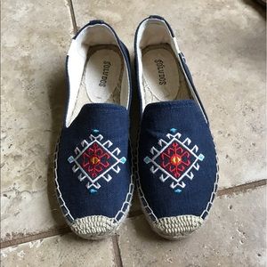 slip on espadrille sandals