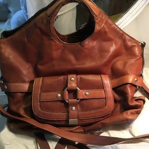 Tote leather bag