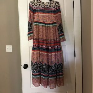 Donna Morgan Anthropologie Size 0 midi
