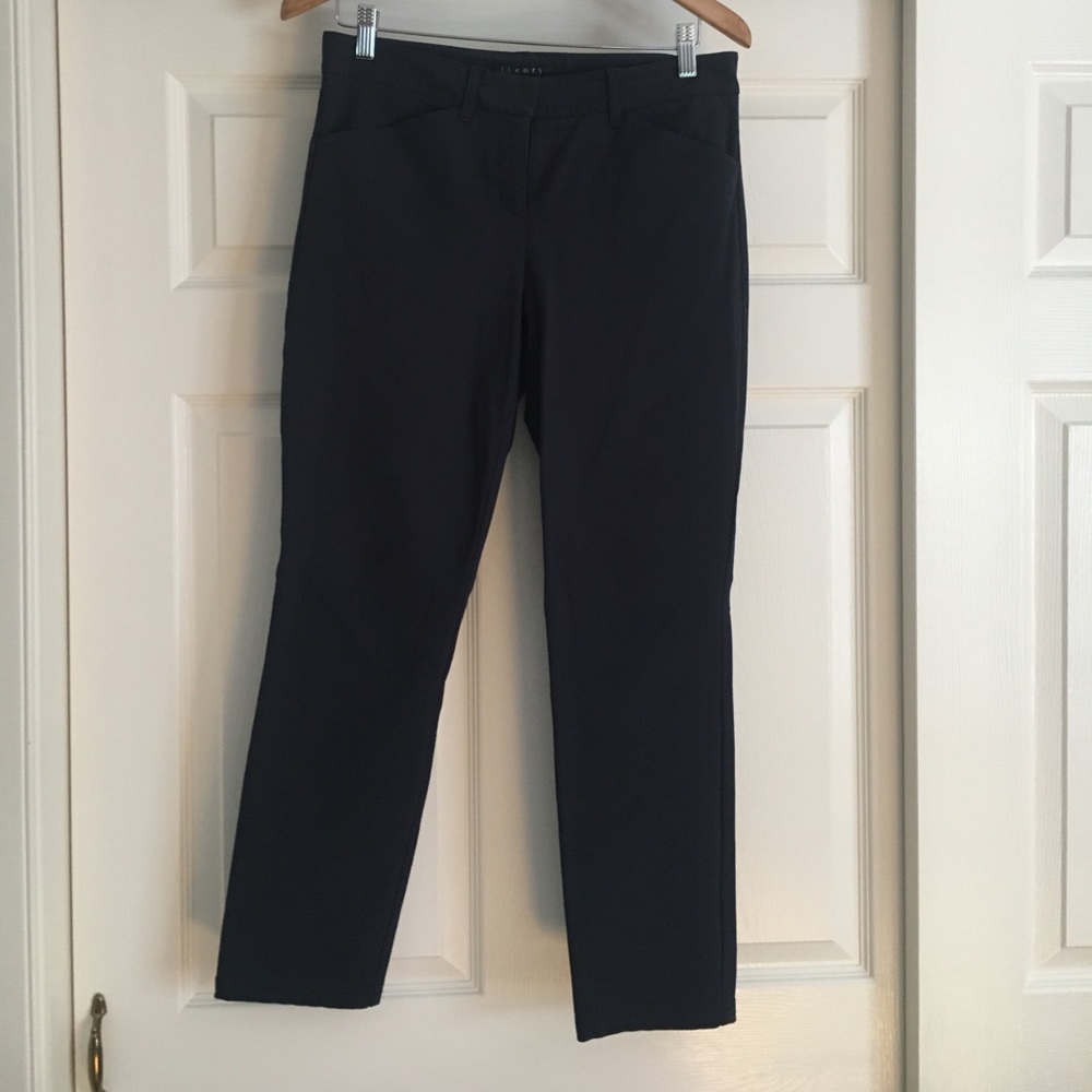 Theory Navy Blue ankle pants