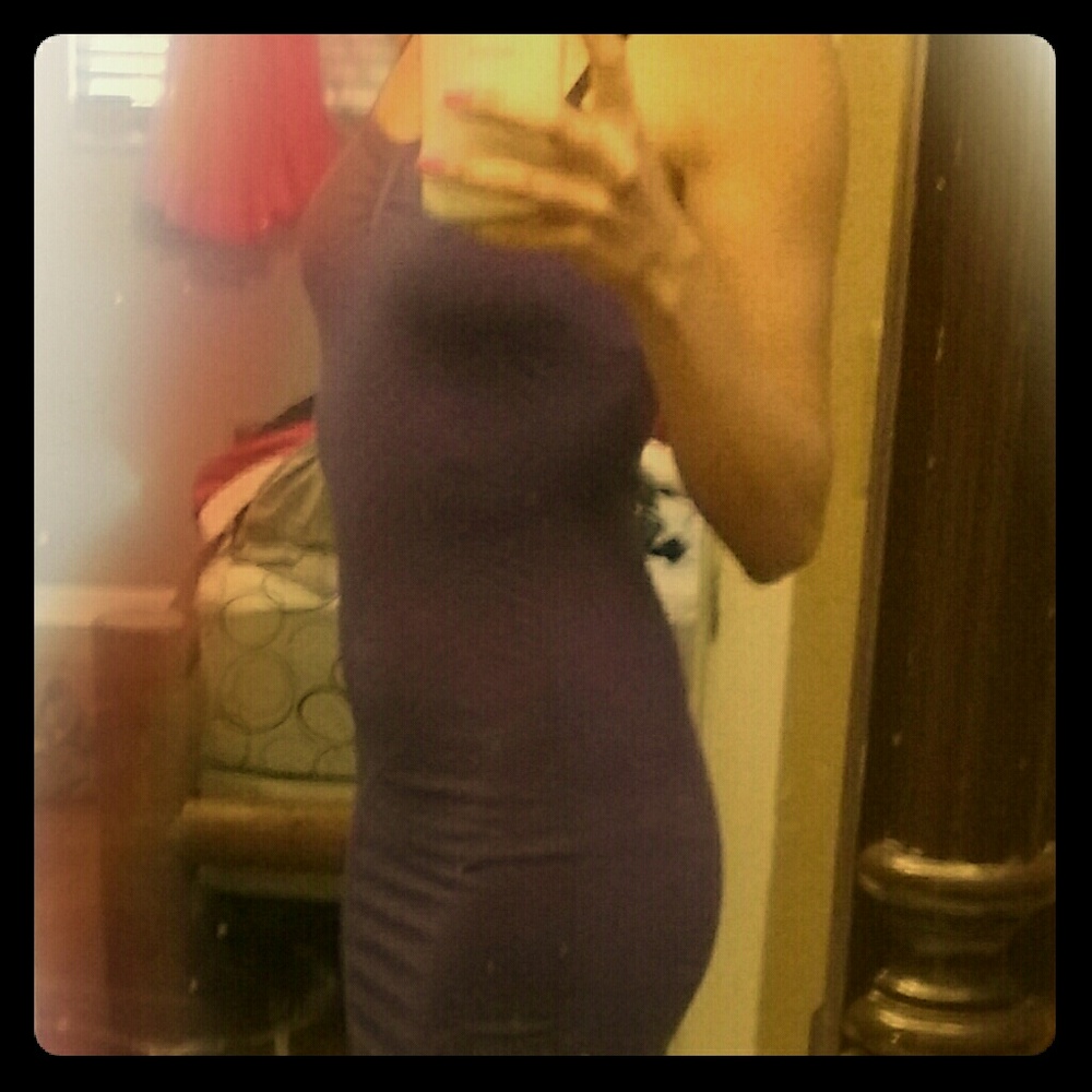 Lovely purple cocktail dress