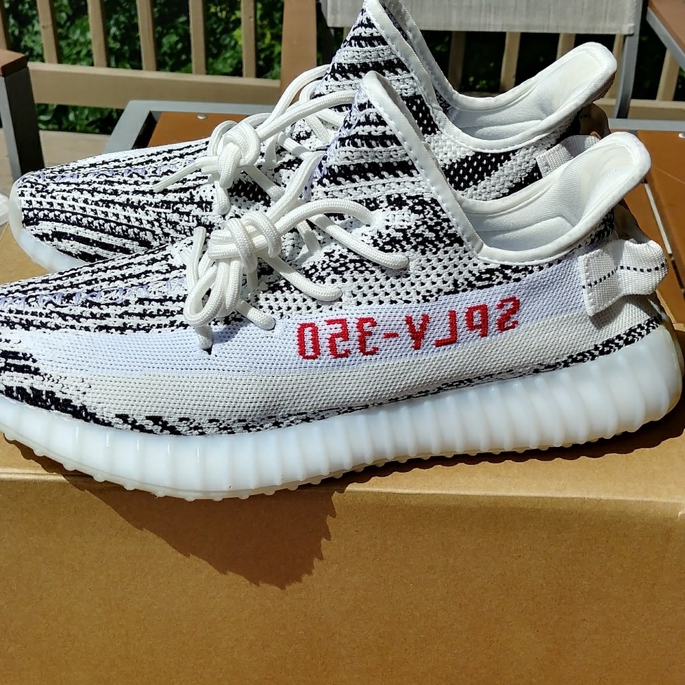 Adidas Zebra Yeezy UA worn once