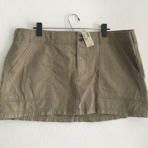 AEO twill mini skirt