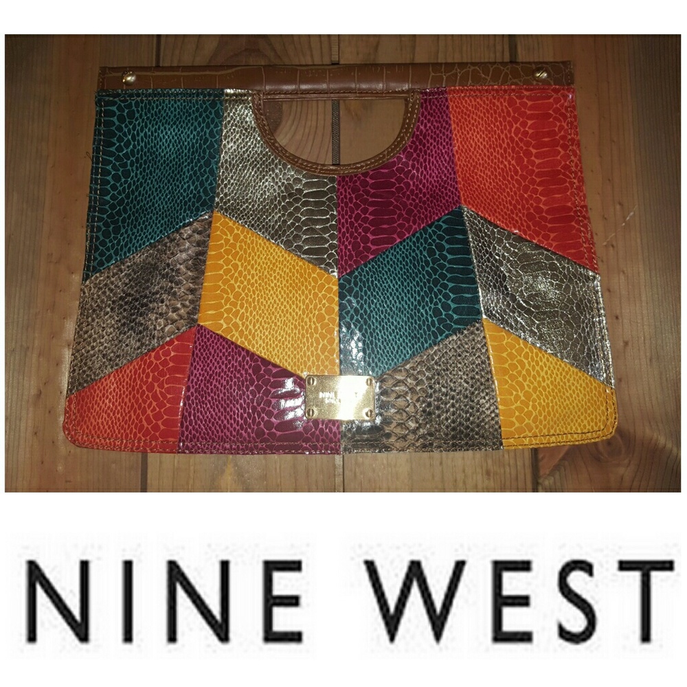 BOGO Nine West 💕 Snake Print Clutch Purse.