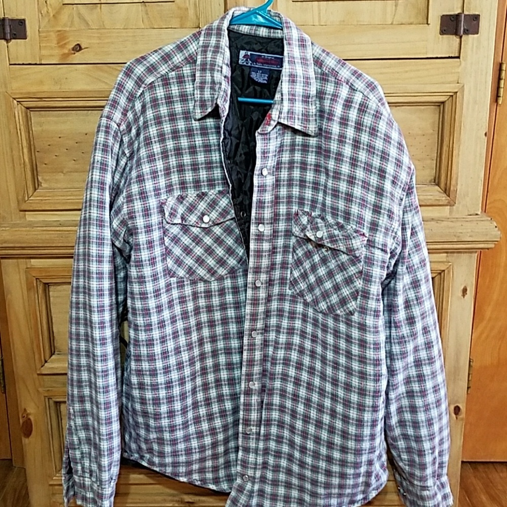 Men's insulated work shirt